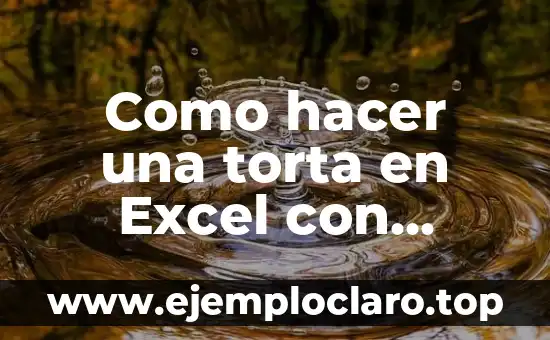Como hacer una torta de un kilo de chocolate 6 Como hacer una torta en Excel con porcentajes