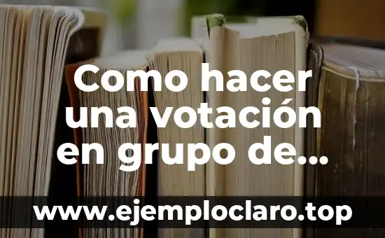 Cómo Ver los Grupos de WhatsApp Sin Ser Admin 3 Como hacer una votación en grupo de WhatsApp