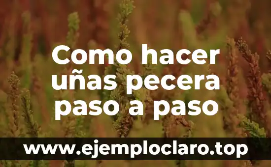 Como hacer uñas pecera paso a paso