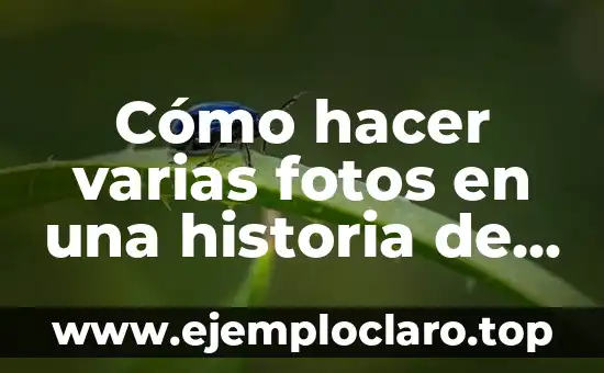 Cómo hacer varias fotos en una historia de Instagram
