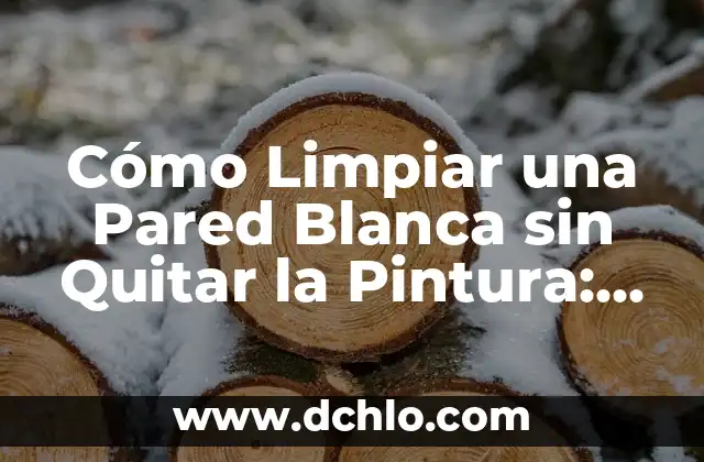 ¿Cómo Saber si es Oro en la Pared? Guía Detallada para Identificar el Oro Auténtico 8 Cómo Limpiar una Pared Blanca sin Quitar la Pintura: Guía Detallada