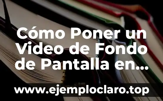 Cómo Poner Letra en Negrita en WhatsApp - Guía Práctica 3 Cómo Poner un Video de Fondo de Pantalla en Tu Sitio Web o Presentación