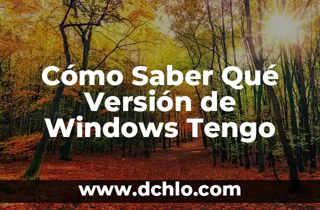 ¿Cuál es la última versión de Instagram en 2023? 5 Cómo Saber Qué Versión de Windows Tengo
