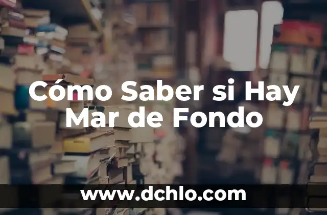 ¿Por qué Hay que Poner el Modo Avión en el Avión? 3 Cómo Saber si Hay Mar de Fondo