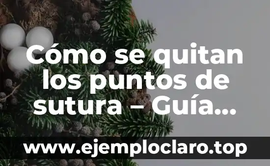 ¿Qué pasa si te quitan el útero? Guía completa sobre la histerectomía 7 Cómo se quitan los puntos de sutura – Guía Detallada y Completa
