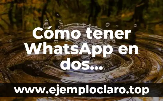 Moneda de Dos Caras Significado: Descubre su Profundo Simbolismo 4 Cómo tener WhatsApp en dos dispositivos al mismo tiempo