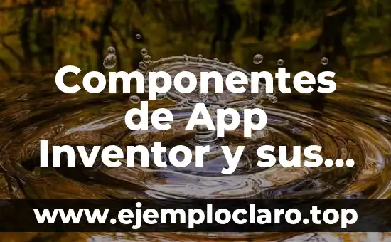 Significados de filosofía política según Bobbio 6 Componentes de App Inventor y sus significados