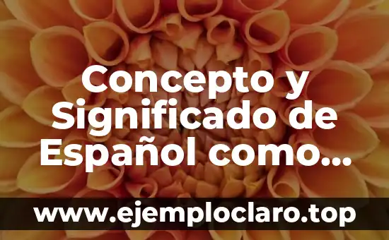 Concepto y Significado de Filosofía PDF 6 Concepto y Significado de Español como Materia