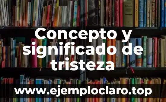 Nombres con significado de tristeza: Una guía detallada 4 Concepto y significado de tristeza
