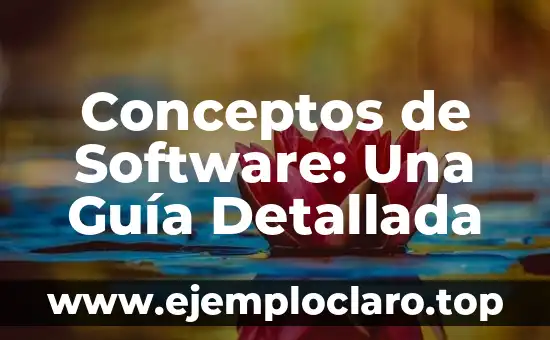 ¿Qué es el Software y Hardware? Definición y Ejemplos 4 Conceptos de Software: Una Guía Detallada