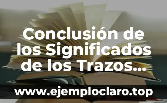 Conclusión de los Significados de los Trazos Topográficos