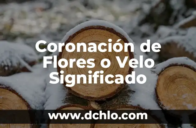 El Significado del Velo en la Boda 3 Coronación de Flores o Velo Significado
