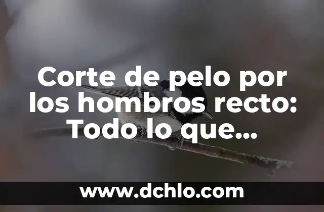 Comprar iPhone 12 128GB en El Corte Inglés: Todo lo que Necesitas Saber 6 Corte de pelo por los hombros recto: Todo lo que necesitas saber