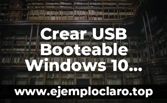 Cómo hacer un programador de memorias EEPROM USB 5 Crear USB Booteable Windows 10 Desde ISO: Guía Detallada