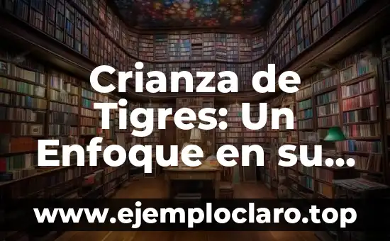 Crianza de Tigres: Un Enfoque en su Conservación y Significado