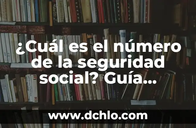 Mecanismo de Control Social: Un Enfoque en su Significado e Importancia 4 ¿Cuál es el número de la seguridad social? Guía completa para entender su importancia