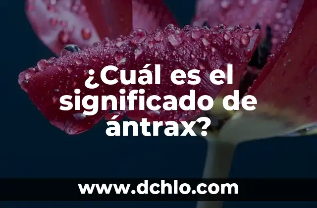 Significado Griego de la Tierra: Un Viaje a las Raíces de la Civilización Helénica 5 ¿Cuál es el significado de ántrax?