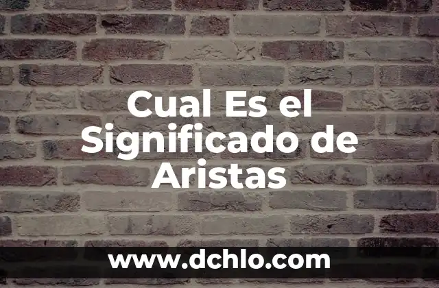 Buscar el significado de pretexto: Un enfoque en el concepto de excusa 7 Cual Es el Significado de Aristas