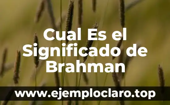 ¿Cuándo es el Día de los Abuelos? - Fecha, Orígenes y Significado 3 Cual Es el Significado de Brahman