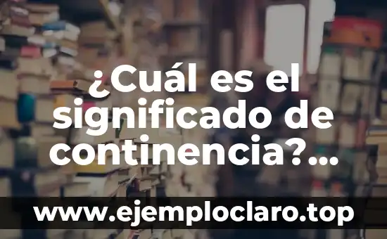 ¿Quién es el famoso y multimillonario Iron Man? - Biografía y Legado 5 ¿Cuál es el significado de continencia? Guía completa y detallada