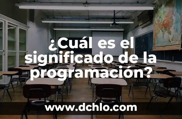 Significado en Maya de Xoxoi 4 ¿Cuál es el significado de la programación?