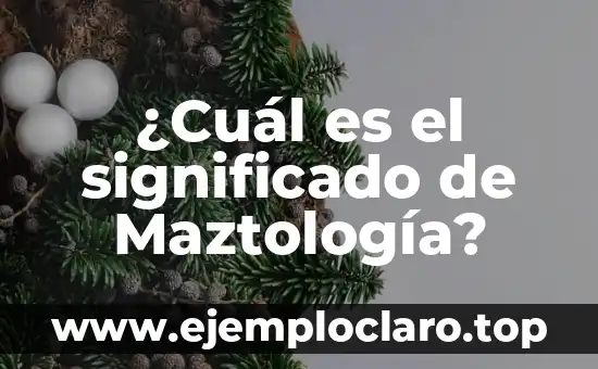El significado de te aguitas y su relevancia en la cultura popular 5 ¿Cuál es el significado de Maztología?