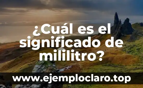 ¿Quién es el abuelo de Luffy? - Descubre la historia detrás de Monkey D. Garp 3 ¿Cuál es el significado de mililitro?