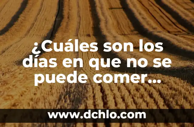 ¿Cómo Quitar las Várices en una Semana? - Soluciones Naturales y Efectivas 7 ¿Cuáles son los días en que no se puede comer carne en Semana Santa?