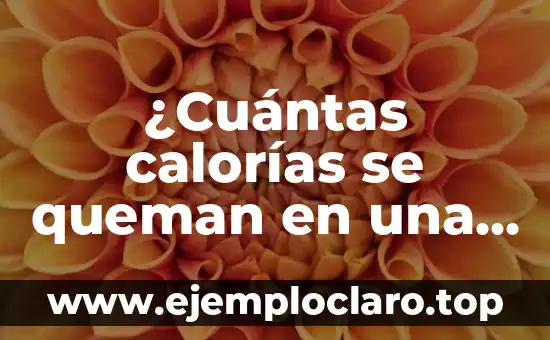 ¿Cuántas calorías se queman en una clase de spinning?