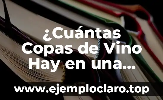 ¿Cuántas Copas de Vino Hay en una Botella?