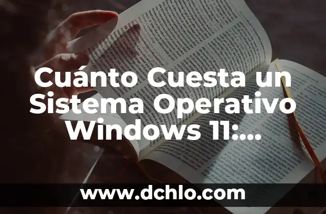 El papel del magistrado en el sistema judicial 5 Cuánto Cuesta un Sistema Operativo Windows 11: Precio y Opciones de Licencia
