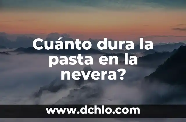 Cómo saber cuanto dura una pala de padel: Guía completa 8 Cuánto dura la pasta en la nevera?