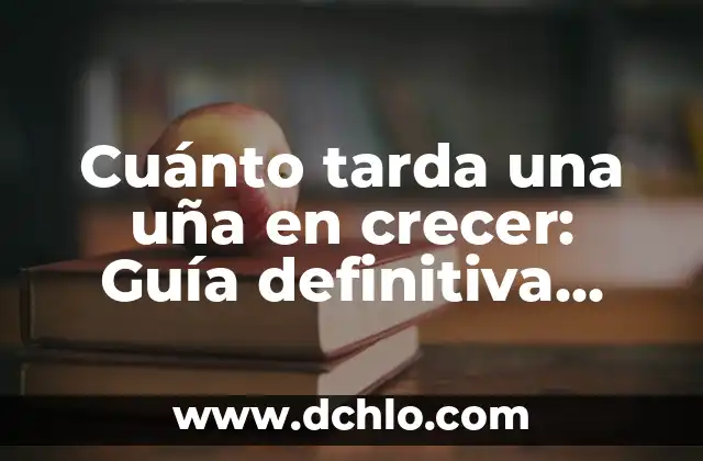 ¿Cuánto tarda en crecer el césped? Todo lo que debes saber sobre el crecimiento del césped 5 Cuánto tarda una uña en crecer: Guía definitiva sobre el crecimiento de las uñas