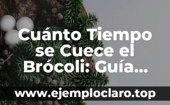 Cómo hacer brócoli en crema 8 Cuánto Tiempo se Cuece el Brócoli: Guía Completa para Cocinar Brócoli Perfecto