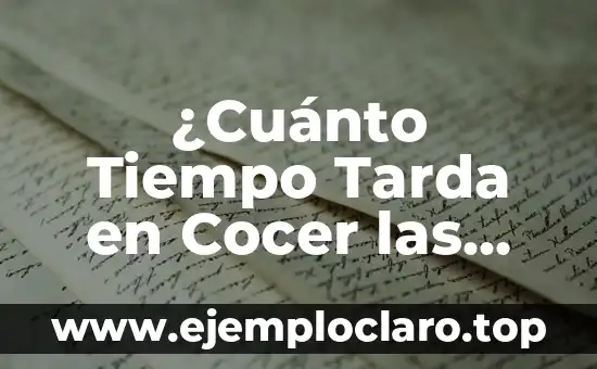 ¿Cuánto Tiempo Tarda en Cocer las Lentejas? Guía Completa de Cocinado
