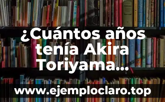 ¿En qué año murió Akira Toriyama? Descubre la verdad sobre el creador de Dragon Ball 3 ¿Cuántos años tenía Akira Toriyama cuando creó a Goku?