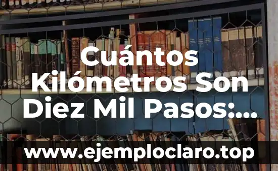 Cuántos Kilómetros Son Diez Mil Pasos: Descubre la Respuesta Exacta