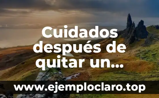 ¿Qué es un quiste en el ovario? - Definición, causas, síntomas y tratamientos 3 Cuidados después de quitar un quiste sebáceo: Guía completa para una recuperación segura