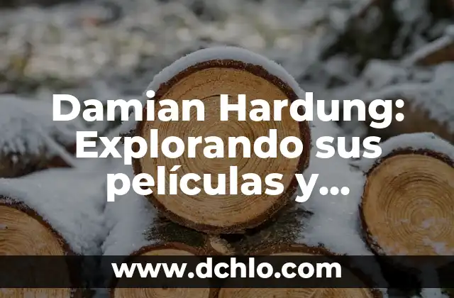 Significado del Nombre Damian 6 Damian Hardung: Explorando sus películas y programas de TV