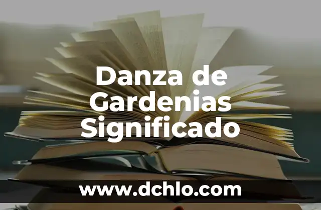 Cómo hacer gardenias de papel 5 Danza de Gardenias Significado
