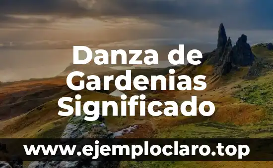 Cómo hacer gardenias de papel 5 Danza de Gardenias Significado