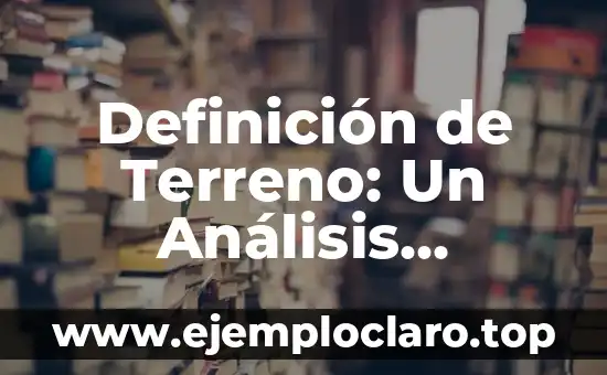 Definición de Terreno: Un Análisis Detallado