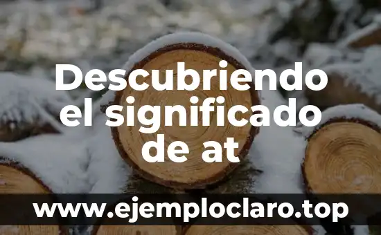 Descubriendo el Bajío: Un Viaje por su Historia y Cultura 6 Descubriendo el significado de at