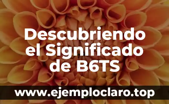 Descubriendo el Bajío: Un Viaje por su Historia y Cultura 4 Descubriendo el Significado de B6TS