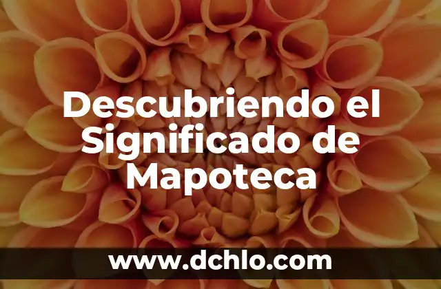 Guachimontones: Descubriendo su Significado y Orígenes 8 Descubriendo el Significado de Mapoteca