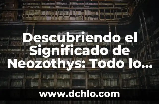 Guachimontones: Descubriendo su Significado y Orígenes 7 Descubriendo el Significado de Neozothys: Todo lo que Necesitas Saber