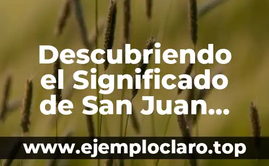 Descubriendo el Significado de San Juan Ixhuatepec Tlalnepantla