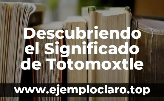 Descubriendo el Significado de Totomoxtle