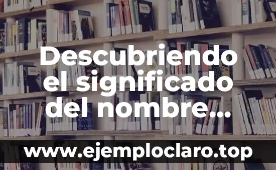 Significado del Nombre Katia: Orígenes y Curiosidades 7 Descubriendo el significado del nombre Melissa