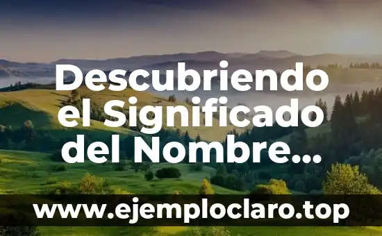 Descubriendo el Significado del Nombre Tonali